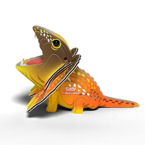 3D Cardboard Kit Set - Frilled Lizard