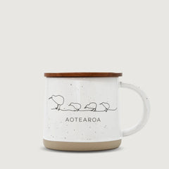 Glazed Ceramic Mug (Kiwi Stone)