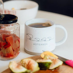 Glazed Ceramic Mug (Kiwi Stone)