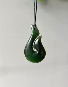 Greenstone Pendant Hook 50mm