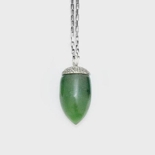 Pounamu Acorn - Acorn Greenstone