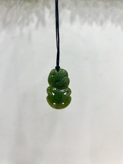 Greenstone Pendant - Hei Tiki