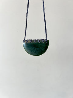 Greenstone / Pounamu Breast Plate Pendant Matt