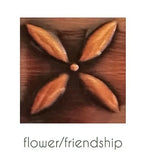 Handmade Copper Artwork Single - Flower/friendship