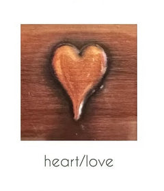 Handmade Copper Artwork Single - Heart/love
