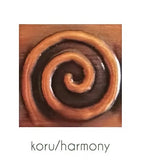 Handmade Copper Artwork Single - Koru/harmony