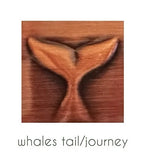 Handmade Copper Artwork Single - Whale Tail / Journey