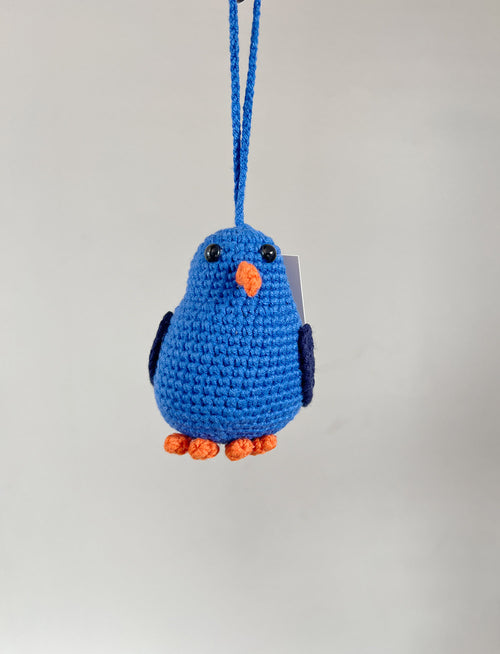 Handmade Crochet NZ Birds Hanging Decoration 