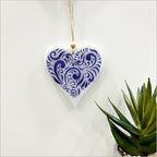 Hanging Ornament - Heart 4 Filigree