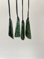 Greenstone FreeForm Drop Pendant 60-70mm