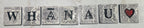 Whanau Block Ceramic Tile Set of 7 - White