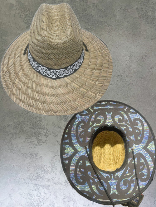 Lifeguard Hat Paua Pattern
