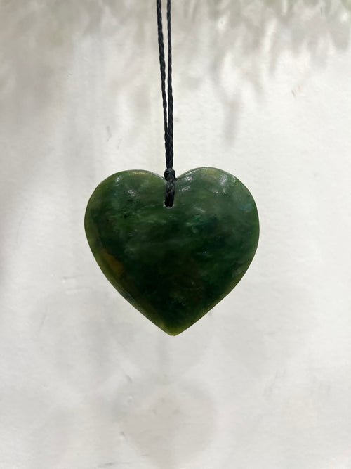 Greenstone / Pounamu Heart Pendant