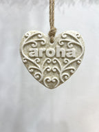 Ceramic Hanging Heart Pattern Sand Small