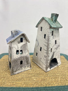 Tealight House - Ceramic Raku House