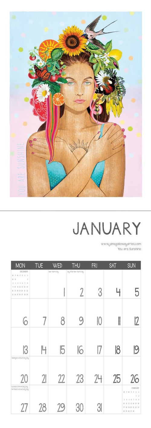 Wall Calendar  2025 - Jane Galloway 4