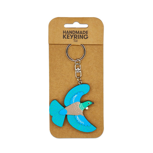 Kiwiana Wooden Keyring