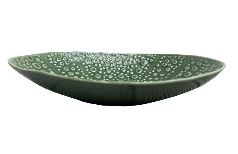 Kina Porcelain Bowl 24cm - Green Kina Porcelain Bowl 24cm - Green