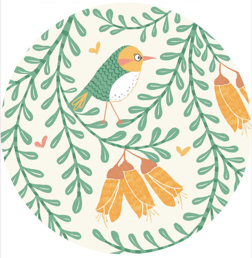 NZ Coaster/Placemat - Kowhai