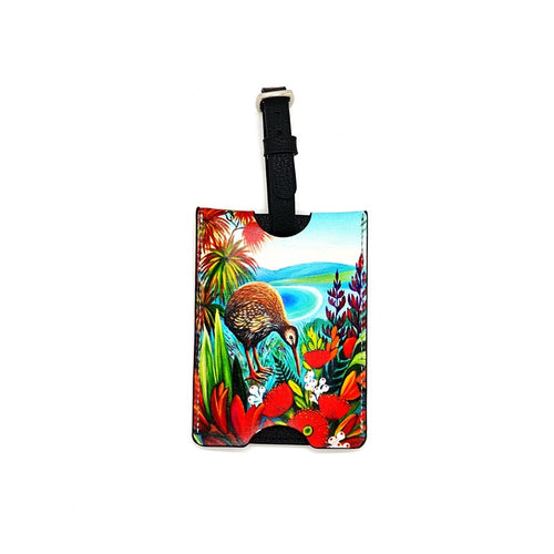 Luggage Tag - Forest Kiwi - irina velman