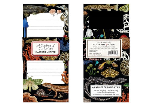 Magnetic List Pad - A Cabinet of Curiosities