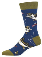 Men's Sock - All About the Bass - Navy