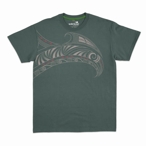 Mens New Zealand T Shirt - Mako Shark