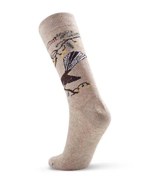 Merino Possum Socks - Fantail1