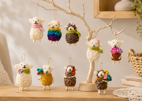 NZ Wool Sheep Decoration