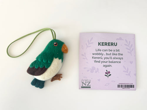 NZ Bird Wool Needle Felted Decoration