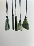 NZ Greenstone Freeform Drop Pendant 40-50mm