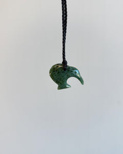NZ Greenstone Pendant Kiwi 40mm