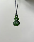 NZ Greenstone (Pounamu) Double Twist Pendant – Authentic New Zealand Jade Necklace