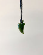NZ Greenstone Pounamu Fern 40mm
