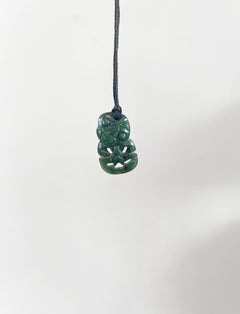 NZ Greenstone / Pounamu Pendant - Hei Tiki