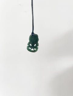 NZ Greenstone / Pounamu Pendant - Hei Tiki