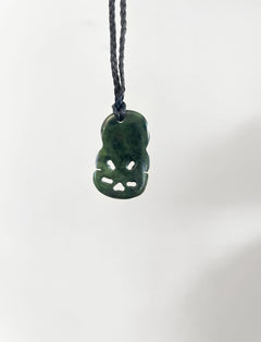 NZ Greenstone / Pounamu Pendant - Hei Tiki