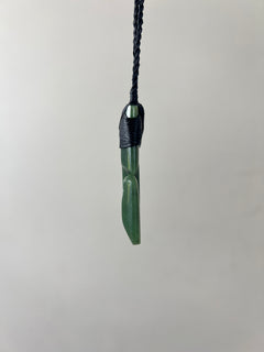 NZ Greenstone / Pounamu Pendant Toki Koru