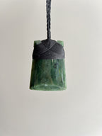 NZ Greenstone / Pounamu Wide Toki 65mm
