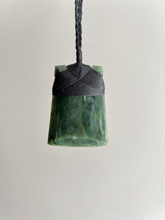 NZ Greenstone / Pounamu Wide Toki 65mm