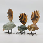 NZ Handcrafted Stone Pīwakawaka | Fantail