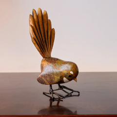 NZ Handcrafted Stone Pīwakawaka | Fantail