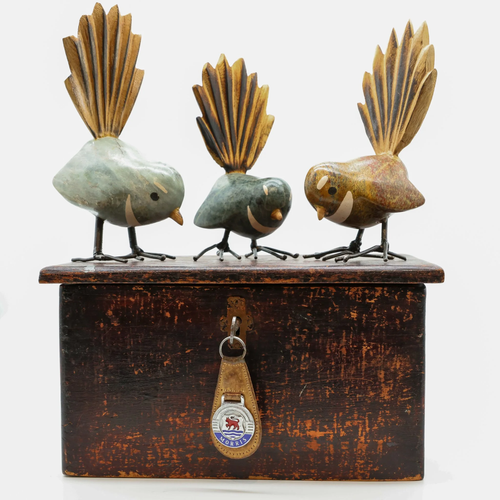 NZ Handcrafted Stone Pīwakawaka | Fantail