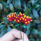 NZ Made Glass Art - Native Flora: Pohutukawa