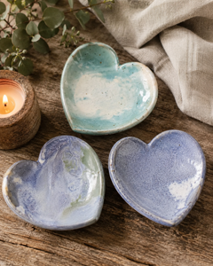 NZ Made Heart Trinket Dish 