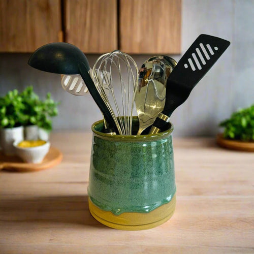 NZ Made Utensil Holder | Evergreen