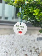 NZ Made Xmas Ceramic Decoration