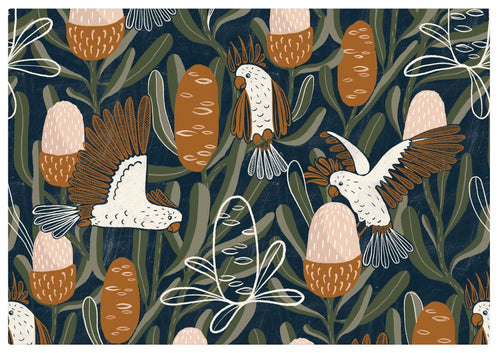 NZ Placemats Set of 4 Melanie Sharpe Bushland Beauty 