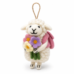 NZ Wool Felt Mushroom Ornament