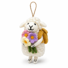 NZ Wool Felt Mushroom Ornament